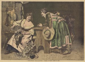 Propos Galants by Ferdinand Roybet