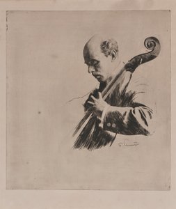 Pablo Casals Playing