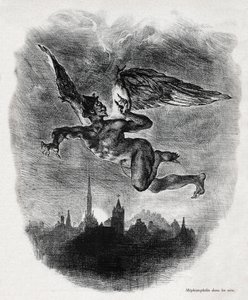 Mephistopheles by Ferdinand Victor Eugene Delacroix