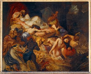 The Death of Sardanapalus, 1826-1827