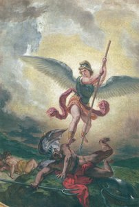St. Michael fighting the dragon (detail)