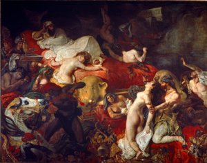 The Death of Sardanapalus by Ferdinand Victor Eugene Delacroix