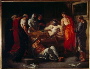 The Death of Marcus Aurelius by Ferdinand Victor Eugene Delacroix