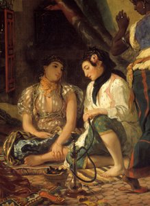 The Women of Algiers in Their Apartment (detail)