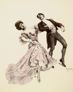 Cake Walk / from: 6 Dance Pictures by Ferdinand von Reznicek