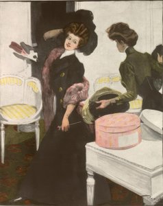 Can I Try on the Hat – Will I Be Addressed with It? by Ferdinand von Reznicek