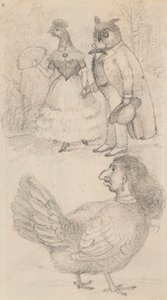 Caricatures by Ferdinand von Wright