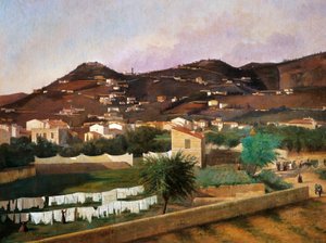 View of Hill of Fiesole by Ferdinando Buonamici