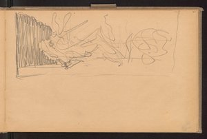 Fruit Trees in the Garden, Sketch