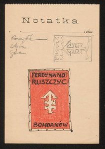Ex Libris Ferdynand Ruszczyc - Project