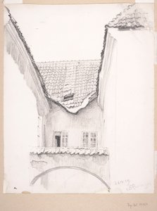 Fragment of a Courtyard in Vilnius