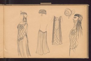 Costume Sketch of Salome