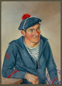 A Breton Sailor, Gustrow by Fernand Barbier