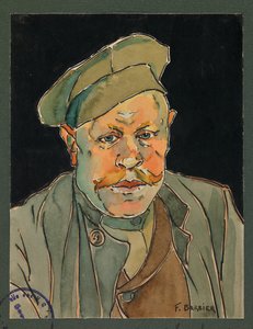 A Russian Prisoner Nicknamed Egg Yolk, Gustrow by Fernand Barbier