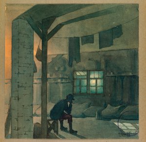 Millot is on Guard, Gustrow by Fernand Barbier