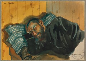 Portrait of Lavissiere Taking a Nap, Gustrow by Fernand Barbier