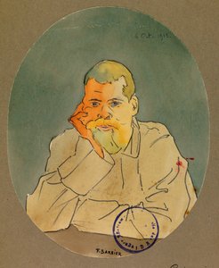 Portrait of a Russian Prisoner, Gustrow by Fernand Barbier
