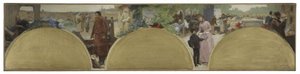 Sketch for the Hôtel de Ville de Paris: History of Writing, Modern Times, ca. 1890
