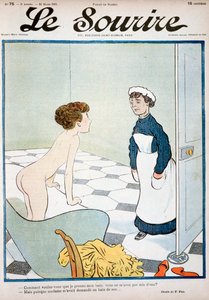 Front Cover of Le Sourire Magazine, 30th March 1901 by Fernand Fau