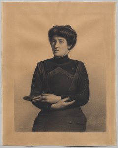 Portrait of Madame Jules Ricard, née Augustine Bulteau by Fernand Khnopff
