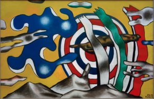 The Airplane in the Sky by Fernand Leger