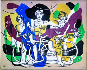 The Cyclists by Fernand Leger