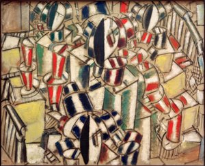 The Staircase by Fernand Leger