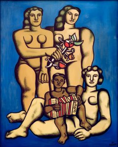 Composition with Three Sisters by Fernand Leger