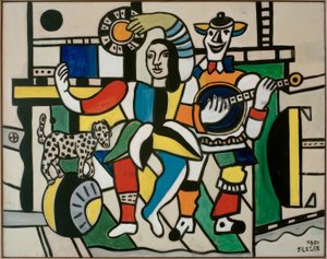 Der Hund auf der Kugel von Fernand Leger