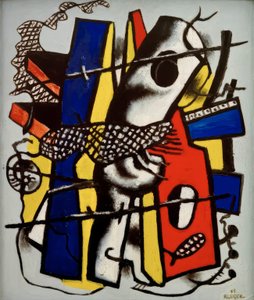 Black Grid by Fernand Leger