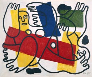 The Divers by Fernand Leger
