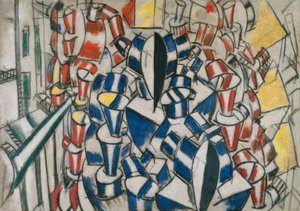 The Staircase (Second State) by Fernand Leger
