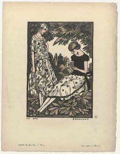 Gazette du Bon Ton, 1920 - No. 5, Pl. 34: A Little, A Lot