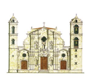 La Habana Cathedral, Cuba by Fernando Aznar Cenamor