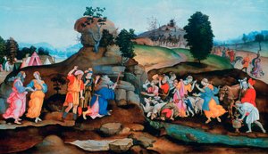 Moses Brings Forth Water out of the Rock
