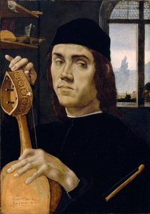 Portrait of a Musician by Filippino Lippi
