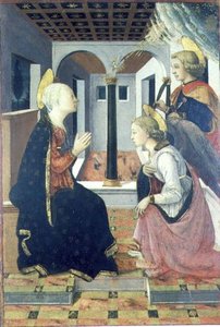 The Annunciation with St. Julian by Filippo (workshop of) Lippi