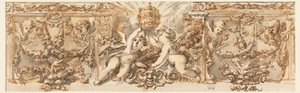 Decoration of a Frieze by Filippo Marchionni