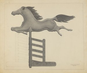 Horse Weather Vane by Filippo Porreca