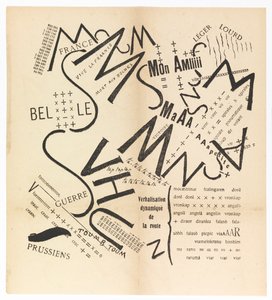 Consonant Vowel Numbers in Freedom. The Futurist Paroliberi, 1915 by Filippo Tommaso Marinetti