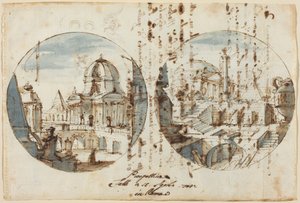 Architectural Fantasies with Temples and Pyramids