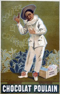 Advertising of Chocolat Poulain: 