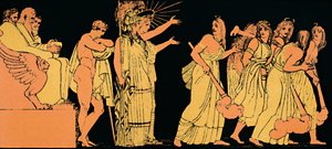 The Furies Departing by Flaxman