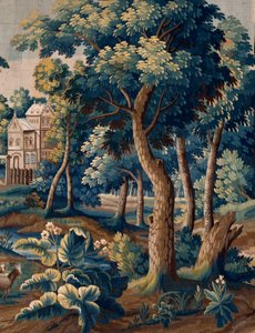 Flemish tapestry. End 17th century. Property of the church Sint-Walburgakerk Oudenaarde. by Flemish School