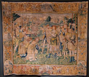 Flemish tapestry. Hannibal