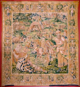 Holofernes’ Banquet (Flemish Tapestry) by Flemish School