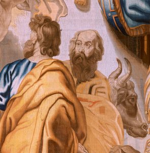 The four evangelists by Flemish School