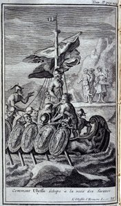 How Ulysses Escaped the Voice of the Sirens (Illustration for Book XII of the Odyssey of Homer)