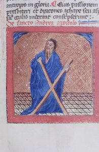 Page from the Legenda Aurea, Bruges, c.1400-10