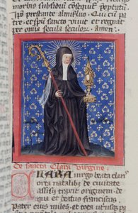Page from the Legenda Aurea, Bruges, c.1400-10